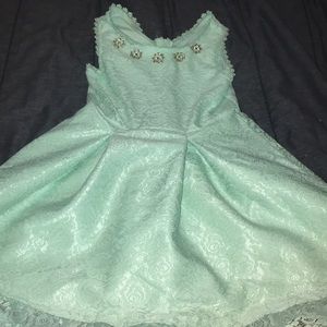 Mint Green Dress